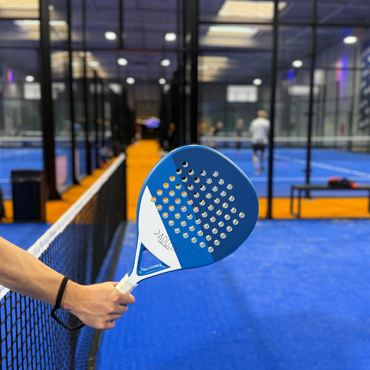 Padelracket Padellig 3K Blue Delight – Inclusief tas & 3 ballen