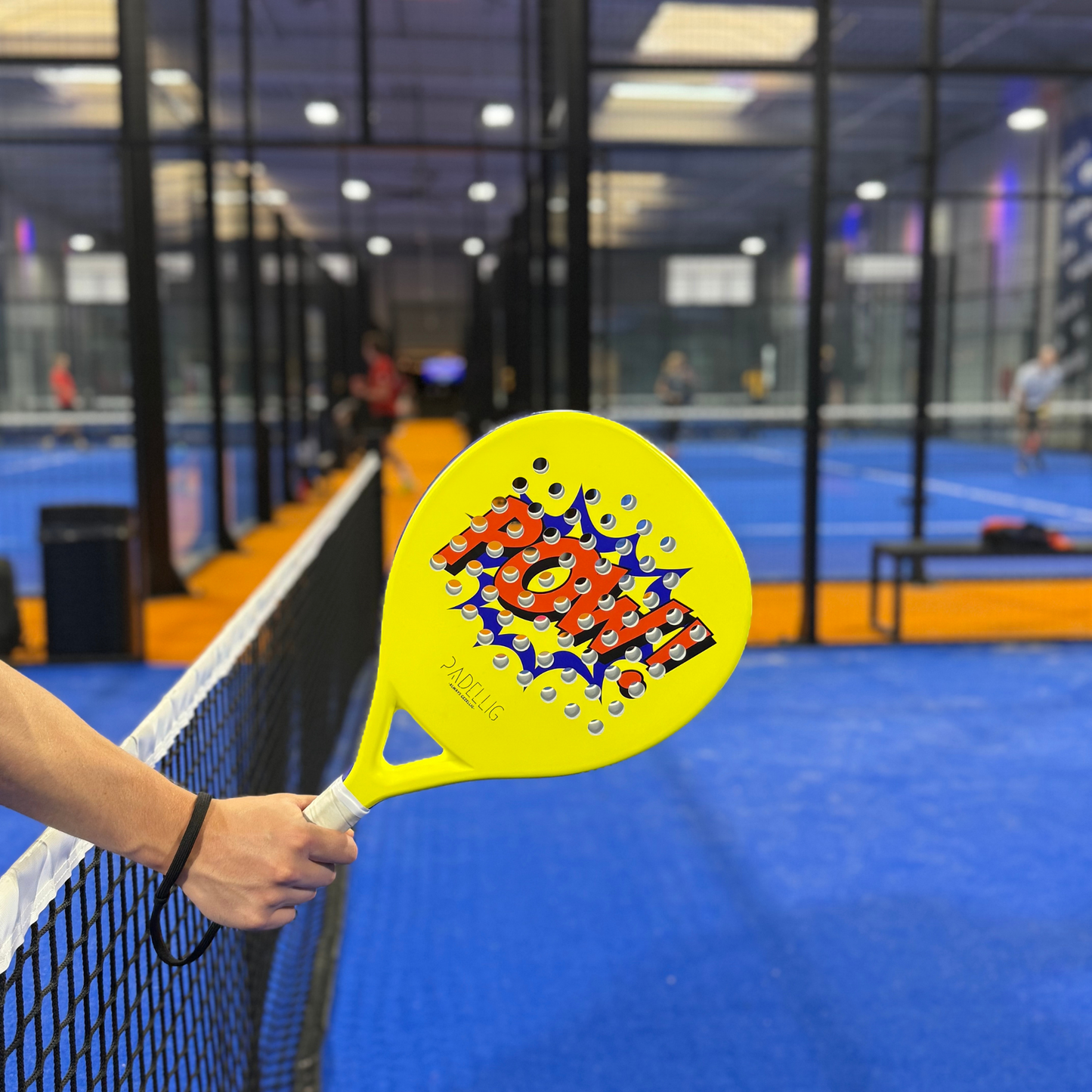 Padelracket Padellig 3K POW! edition – Inclusief tas & 3 ballen