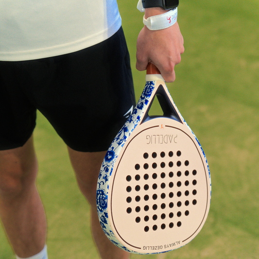 Padellig padelracket 12K Full Carbon - DELFTS BLAUW