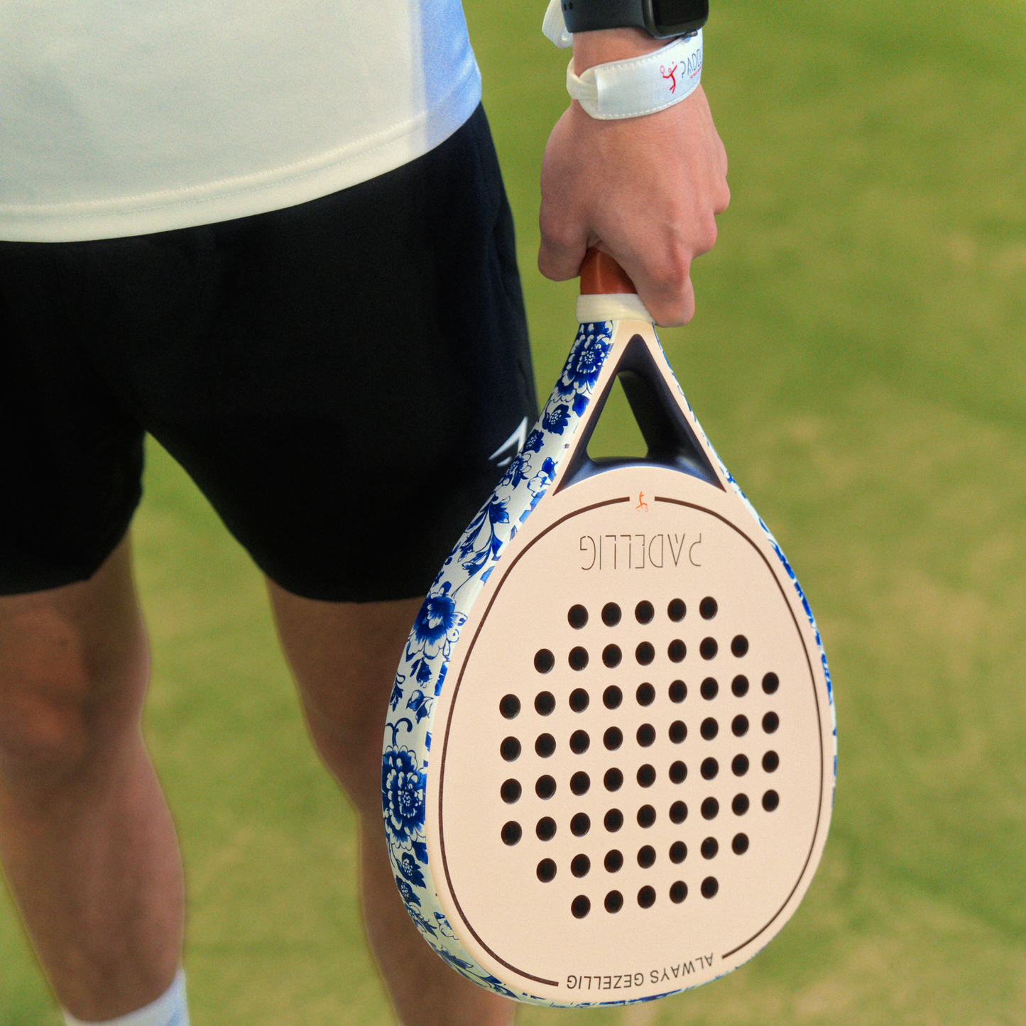 Padellig padelracket 12K Full Carbon - DELFTS BLAUW