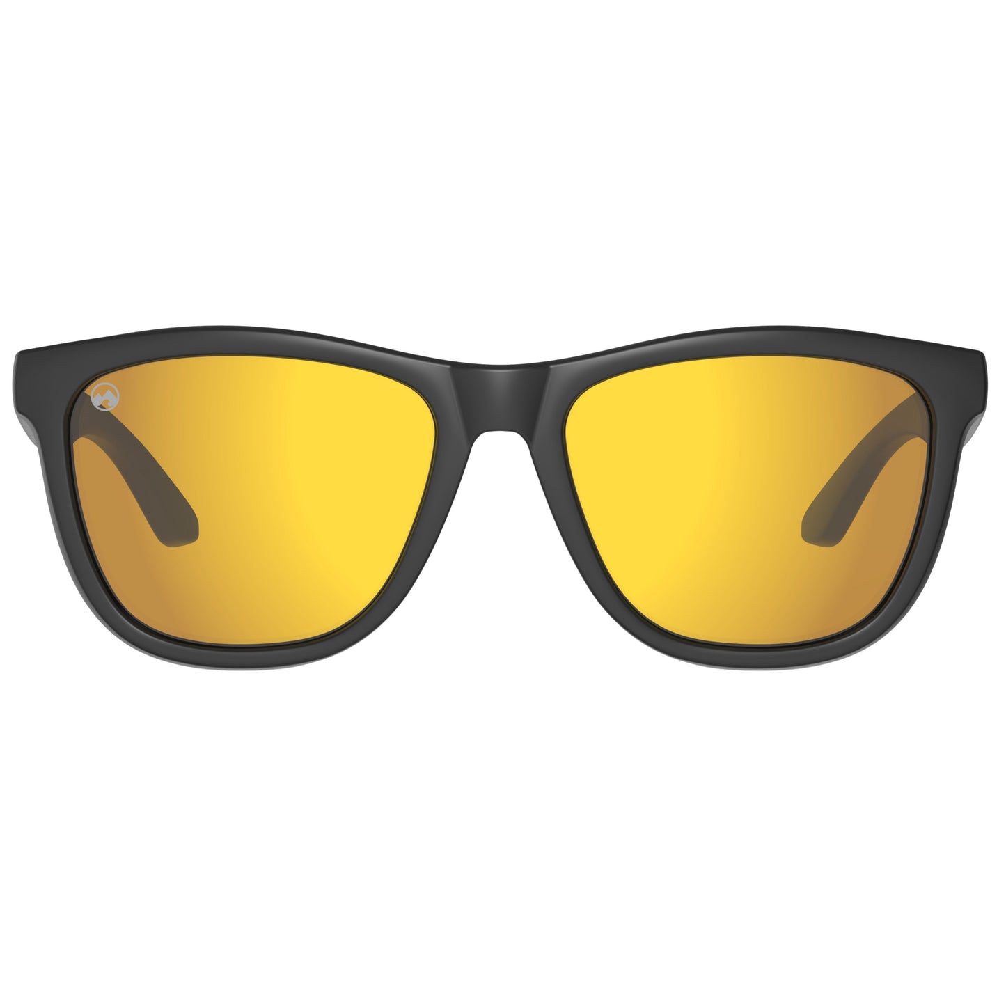 Padelbril - Honey - Matte black frame | gold lens