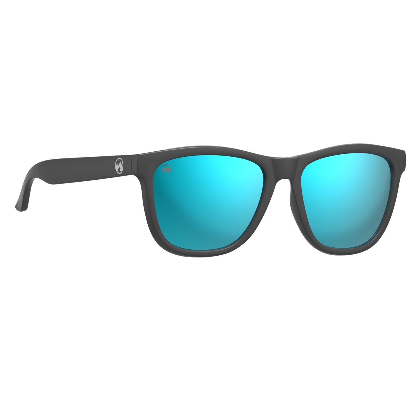 Padelbril - Polar - Matte dark grey frame | ice blue lens