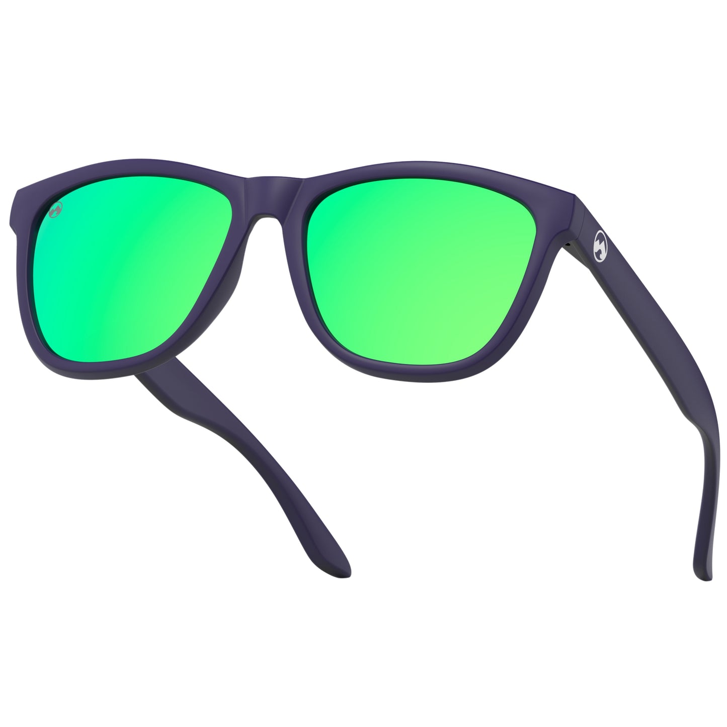 Padelbril - Jade - Matte dark navy blue frame | green lens