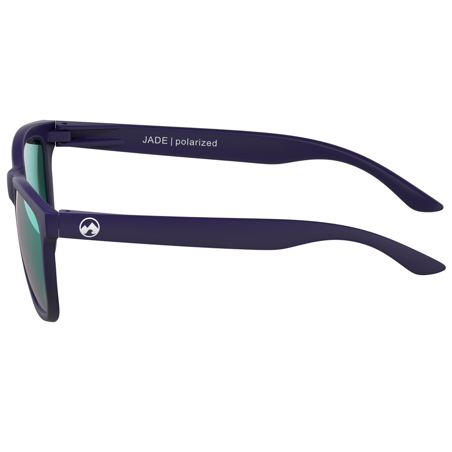Padelbril - Jade - Matte dark navy blue frame | green lens