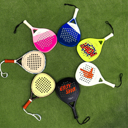 Padelracket Padellig Full Carbon Blue Delight – Inclusief tas & 3 ballen